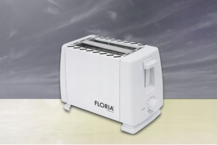 Prajitor de paine Floria ZLN1833 Alb, 700W, 7 nivele de control al temperaturii, buton de oprire [6]