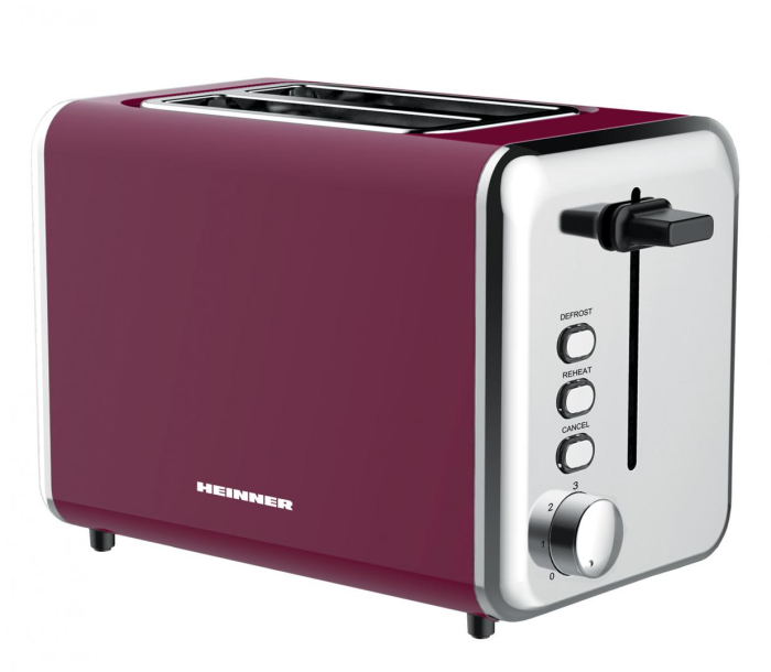 Prajitor de paine Heinner Charm TP-1000BG, 850W, 7 Setari rumenire, Burgundy [1]