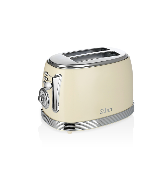Prajitor de paine Retro Zilan ZLN1191, 2 felii de paine, 850W, 6 trepte de temperatura si timer, dezghetare, reincalzire, picioruse antiderapante [2]