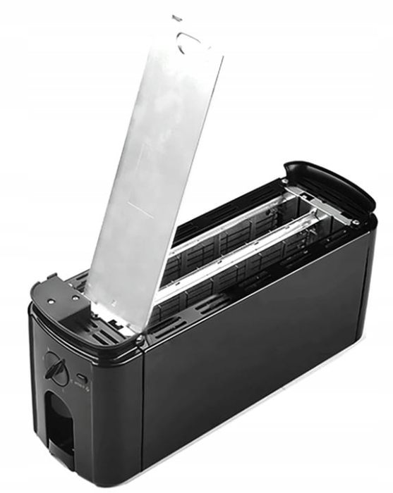 Prajitor paine dublu FLORIA ZLN2706, Negru Putere 1300W, 2 fante, 4 felii, [5]