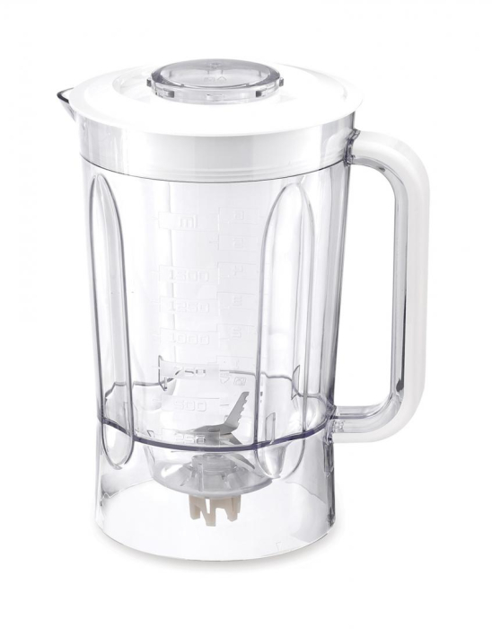 Robot de bucatarie Heinner FineGourmet FHP-K1000WP, 1000W, 6 viteze+pulse, bol procesare: 2.3L, lame inox, disc framantare, 3 lame feliere, disc emulsifiere, cana plastic 1.5l, storcator citrice, alb [4]