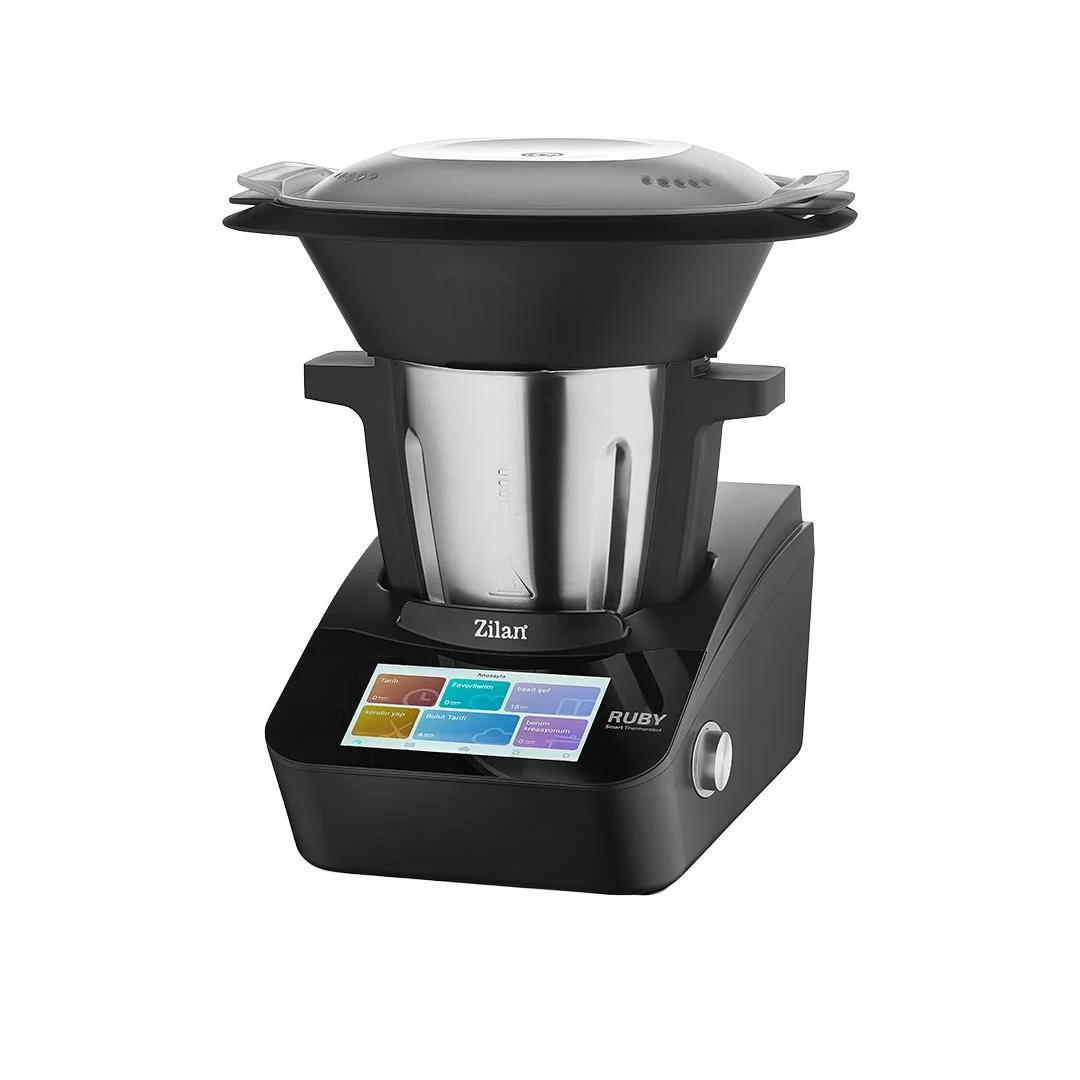 Robot de bucatarie Zilan ZLN9341 RUBY multifunctional Thermorobot, 1700W, 4.7L, Ecran color TFT cu touchscreen de 7 inch, 18 Functii, WiFi, Aplicatie mobila [2]