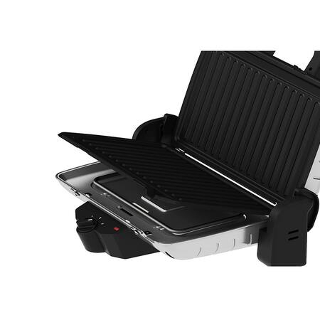 Sandwich-maker and Grill Zilan ZLN4021, 1600 W, Termostat reglabil, Placi antiaderente, Inox [4]