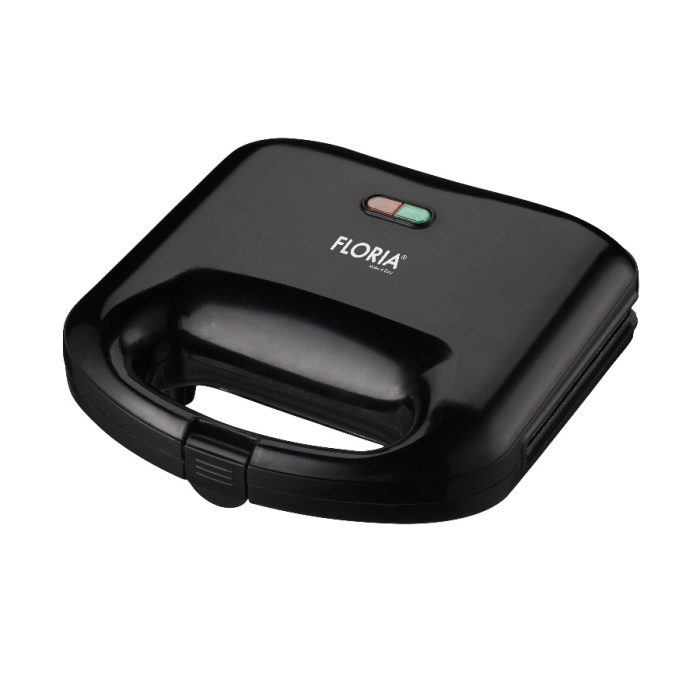 Sandwich Maker Floria ZLN0829, Putere 750W, Placa de tip grill, Antiaderenta, indicator luminos, Negru [1]