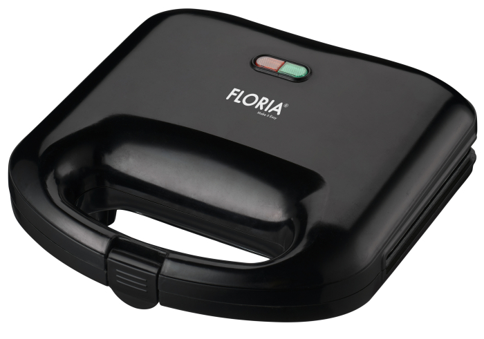Sandwich-maker Floria ZLN4304, Negru, 750 W, Placi antiaderente model triunghi [1]