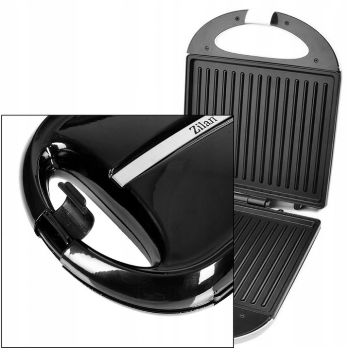 Sandwich maker XL Zilan ZLN4841 Negru, putere 1600W, indicator luminos, capacitate 4 portii [6]