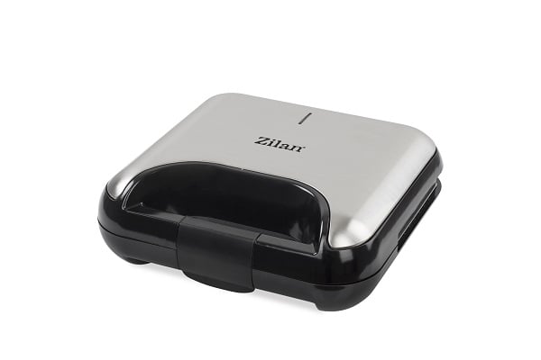 Sandwich-maker ZILAN 5 in 1 ZLN3932, Negru/Inox 800 W, 5 tipuri de placi grill, triunghi, sandwich, waffle, nuci, [1]