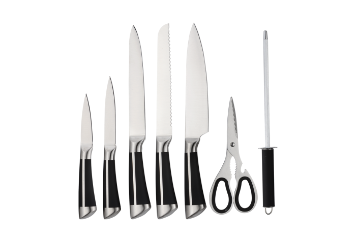 Set cutite 8 piese Zilan ZLN1634, Suport inclus, Otel inoxidabil 3CR13, Compatibil masina de spalat vase [2]