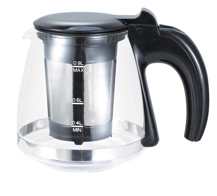 Set fierbator electric+ceainic FLORIA ZLN3581,Inox/Negru Putere 2200W, [2]