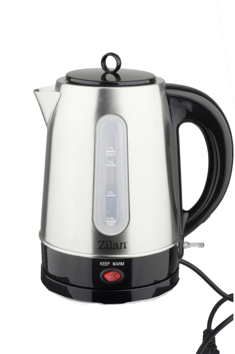 Set fierbator electric+ceainic FLORIA ZLN3581,Inox/Negru Putere 2200W, [14]