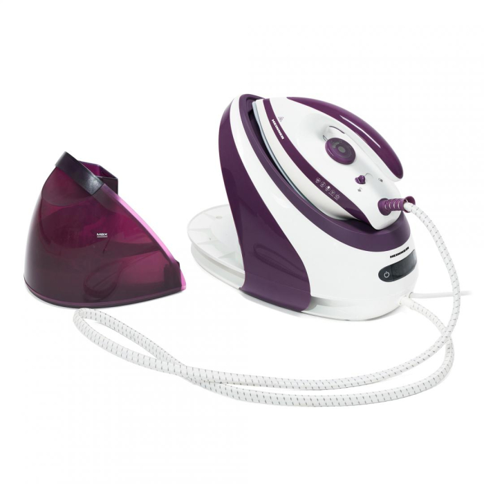 Statie de calcat Heinner HIS-D3007IX, 3000 W, 7 bar, 1.8 L, talpa ceramica, oprire automata, Violet [1]