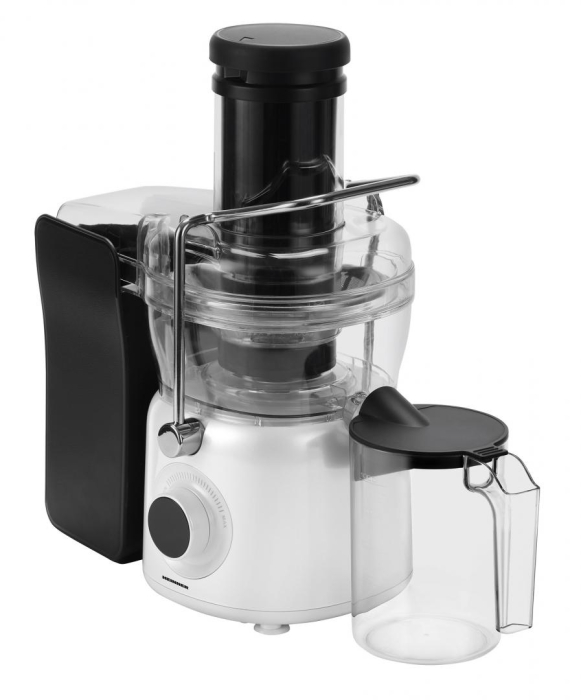 Storcator de fructe Heinner Pearlwhite HSF-K1000DCWP, 1000W, motor DC, viteza variabila, recipient pulpa 1L, filtru inox, tub larg alimentare 84mm, alb perlat [4]