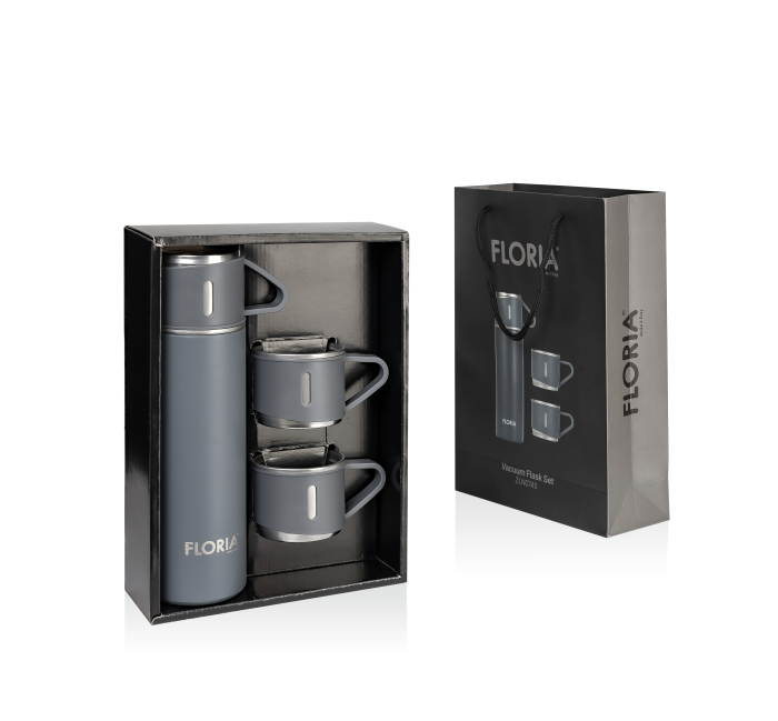 Termos Zilan ZLN0745 din inox, capacitate 500ml, 3 capace care pot fi folosite pe post de cana [6]