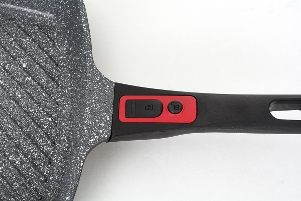 Tigaie grill 3in1 Zilan ZLN3352, 28 cm, Material aluminiu, Interior granit, Maner soft touch detasabil, Compatibil inductie [3]