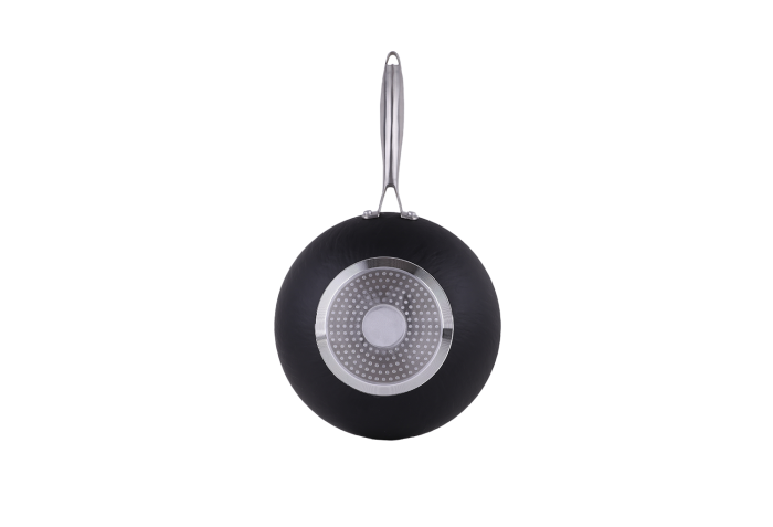 Tigaie Wok Zilan ZLN0934, Diametru 28 cm, 7 straturi de material, Maner nituit, Compatibil cuptor si masina de spalat vase [3]