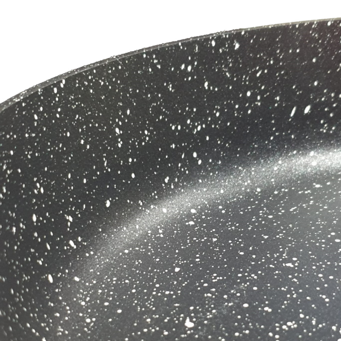 Tigaie Zilan ZLN0911 Negru, invelis din marmura ecologica,diametru 22 cm, 2.0 L [3]