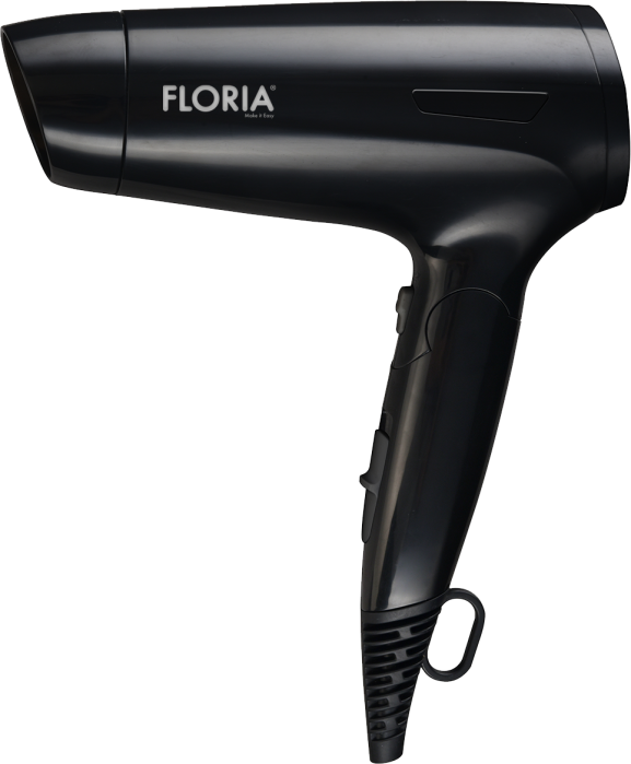 Uscator de par Floria ZLN9402, 1600W, 2 trepte de viteza, 3 trepte de temperatura, protectie la supraincalzire, Negru [1]