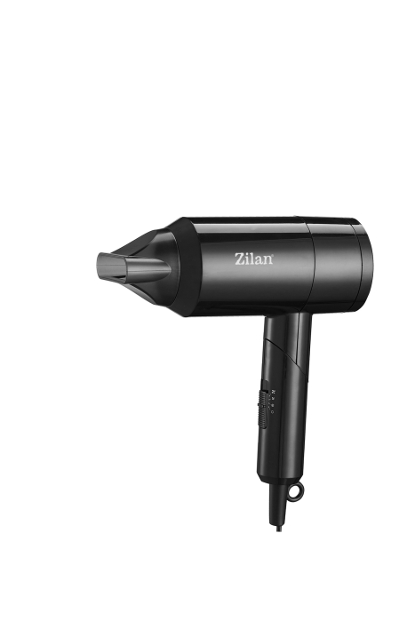 Uscator de par Zilan ZLN9174, Maner pliabil, 3 trepte de temperatura, 1800W, 2 trepte de viteza, Functie ionica,  [3]