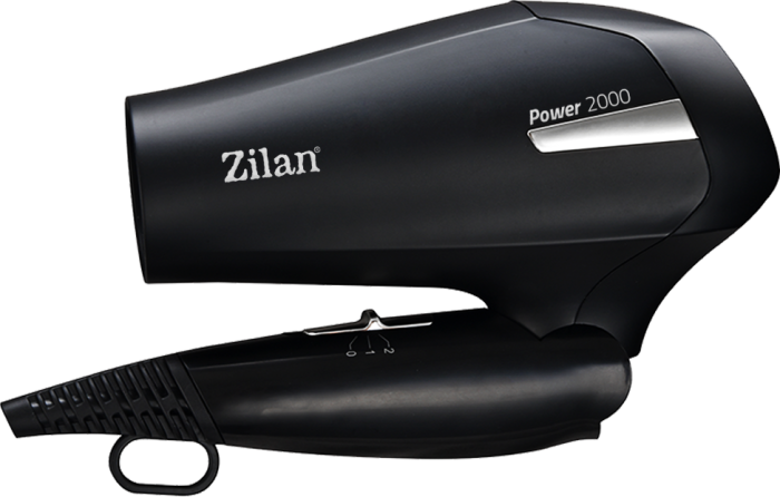 Uscator de par Zilan ZLN9396, 2000W, 2 trepte de viteza, 2 trepte de temperatura, cu aer cald si rece, Negru [2]