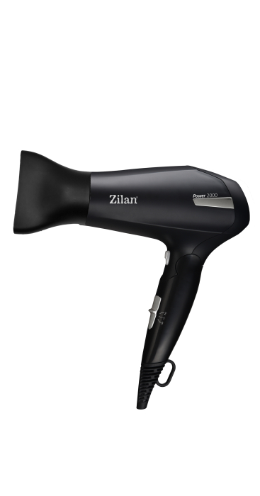Uscator de par Zilan ZLN9396, 2000W, 2 trepte de viteza, 2 trepte de temperatura, cu aer cald si rece, Negru [1]
