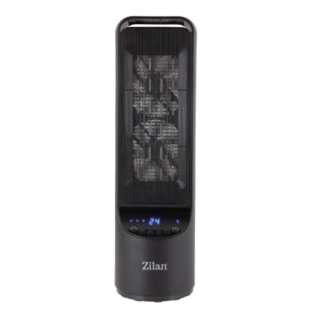 Aeroterma ceramica turn Zilan ZLN2052 Negru, 2000W, timer 8H, siguranta la rasturnare [1]