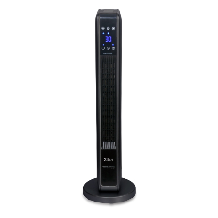 Climatizare & incalzire - Aeroterma ceramica turn Zilan ZLN2076 Negru, 2200W, Ecran cu atingere, Timer 8H