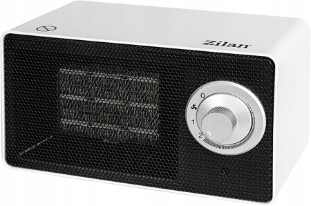 Aeroterma ceramica Zilan ZLN2007 Alb, 1000W, 2 nivele de incalzire, oprire automata la rasturnare [4]