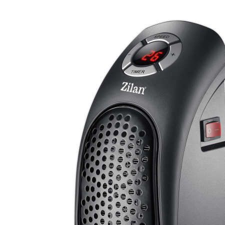 Aeroterma ceramica Zilan ZLN2281 Negru, ecran LCD, foarte puternica si comapacta [1]