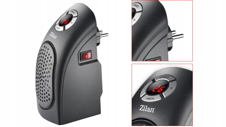 Aeroterma ceramica Zilan ZLN2281 Negru, ecran LCD, foarte puternica si comapacta [4]