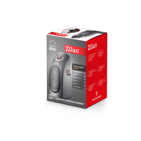 Aeroterma ceramica Zilan ZLN2281 Negru, ecran LCD, foarte puternica si comapacta [2]