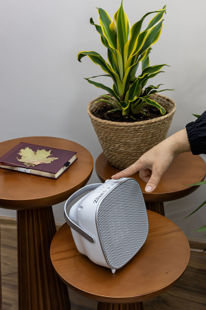 Aeroterma ceramica Zilan ZLN5671 Alba, cu maner de portabilitate, putere 1500W, timer [8]