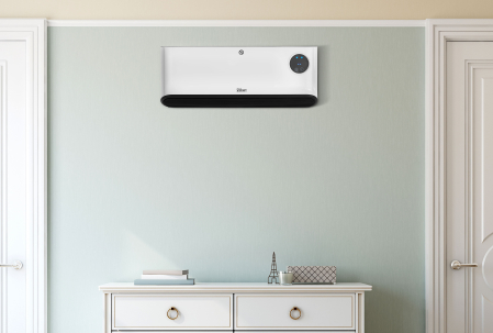Aeroterma de perete Zilan ZLN5626 Alba, putere 2200W, ecran LED, detector de ferestre deschise [6]
