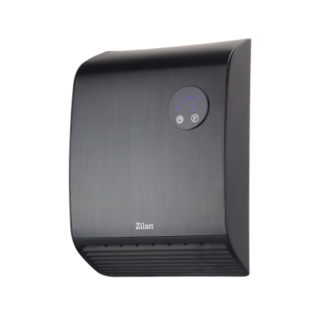 Climatizare & incalzire - Aeroterma de perete Zilan ZLN5633 Negru, 2000W, desplay LED, senzor de pierdere a caldurii