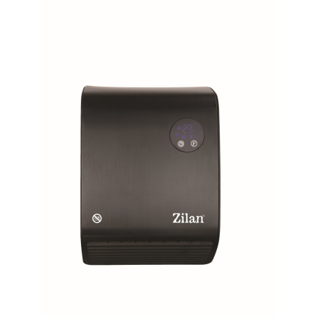 Aeroterma de perete Zilan ZLN5633 Negru, 2000W, desplay LED, senzor de pierdere a caldurii [1]