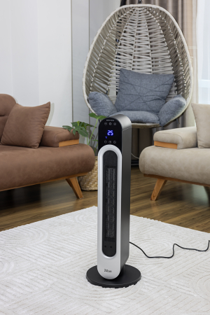 Aeroterma turn Zilan ZLN5657 Negru, 2200W, protectie la supraincalzire, 3 trepte de viteza [5]