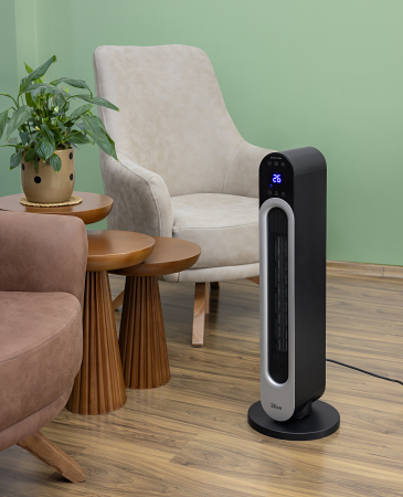 Aeroterma turn Zilan ZLN5657 Negru, 2200W, protectie la supraincalzire, 3 trepte de viteza [8]