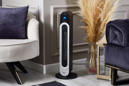 Aeroterma turn Zilan ZLN5657 Negru, 2200W, protectie la supraincalzire, 3 trepte de viteza [4]