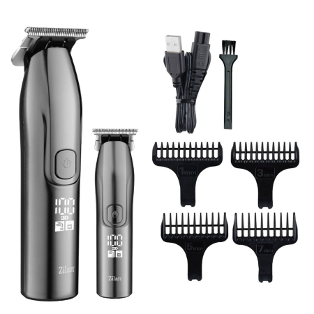 Aparate de ras si tuns - Aparat de tuns 5 in 1 Zilan ZLN8641 cu 5 dimensiuni de taiere, trimmer,rezistent la apa IPX7