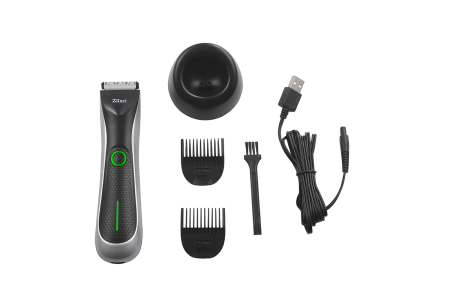 Aparat de tuns Trimmer Zilan ZLN8849 Priapos, Indicator LED cu 2 culori, Otel inoxidabil, Protectie IPx5, Incarcare rapida [3]