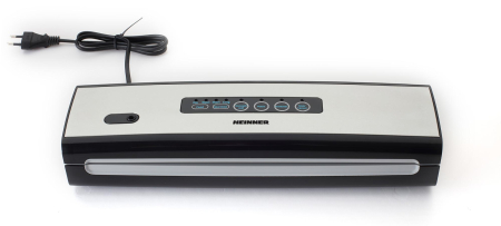 Aparat de vidat si sigilat Heinner Food Power 130 HAV-130BKSS, vidare si sigilare, vidare uscata/umeda, mini-cutter incorporat, capacitate vidare 6 l/ min, 0.58 bar, 130W, argintiu [2]