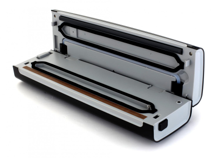 Aparat de vidat si sigilat Heinner Food Power 130 HAV-130BKSS, vidare si sigilare, vidare uscata/umeda, mini-cutter incorporat, capacitate vidare 6 l/ min, 0.58 bar, 130W, argintiu [3]