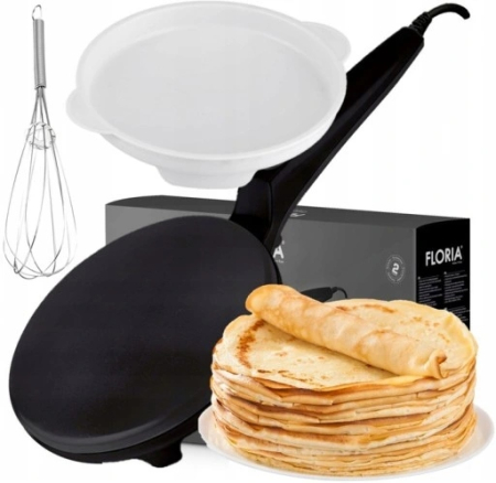 Aparat pentru facut clatite Floria ZLN7910 Negru, 700W, cu diamentru de 20 cm [4]