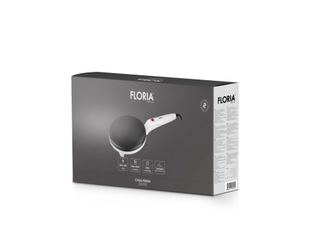 Aparat pentru facut clatite Floria ZLN7911 Alb, 700W, cu diamentru de 20 cm [3]