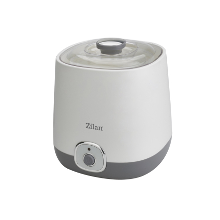 Preparare desert - Aparat pentru facut iaurt, Zilan ZLN6098 Alb, indicator luminos, capacitate 1L