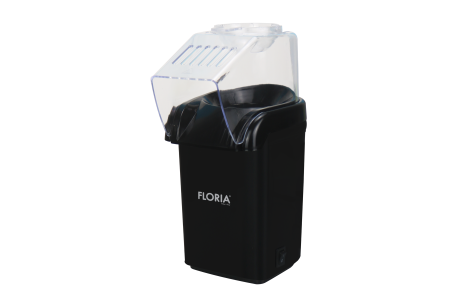Preparare desert - Aparat pentru facut popcorn Floria ZLN9045, BPA FREE, capacitate 60 de grame, 1200W, Negru