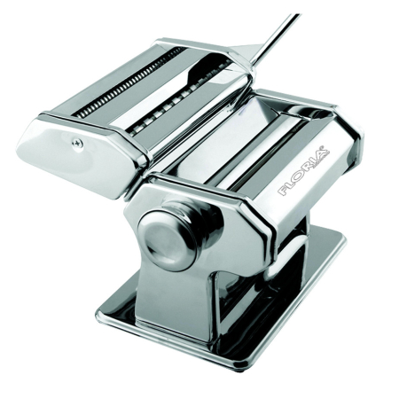 Ustensile gatit - Aparat pentru paste Floria ZLN1129 ,9 posibilitati de reglare a grosimii, Otel inoxidabil, Accesoriu fixare de masa