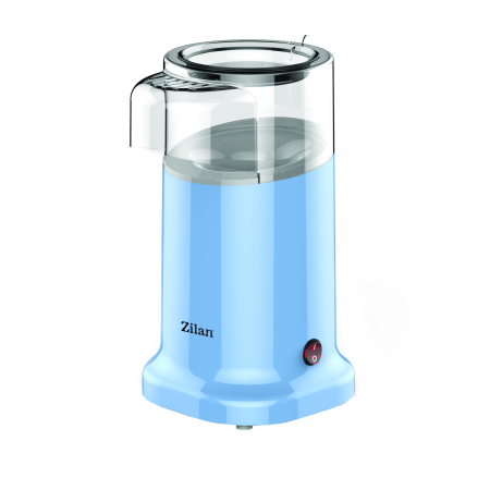 Preparare desert - Aparat Pentru Popcorn Zilan ZLN3147, Putere 1200W, sistem cu jet de aer cald, Bleu