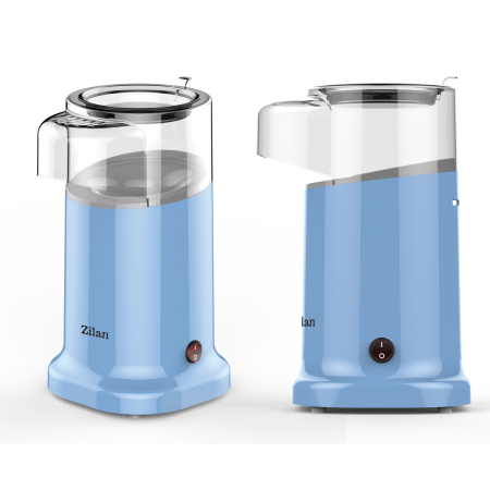 Aparat Pentru Popcorn Zilan ZLN3147, Putere 1200W, sistem cu jet de aer cald, Bleu [1]
