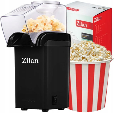 Aparat Pentru Popcorn Zilan ZLN8045,Negru Putere 1200W, sistem cu jet de aer cald, [3]