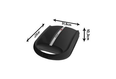 Aparat pentru preparat nuci Zilan ZLN2816 Negru, 24 jumatati sau 12 nuci intregi, 1600W, indicator luminos, Placi Neaderente [2]